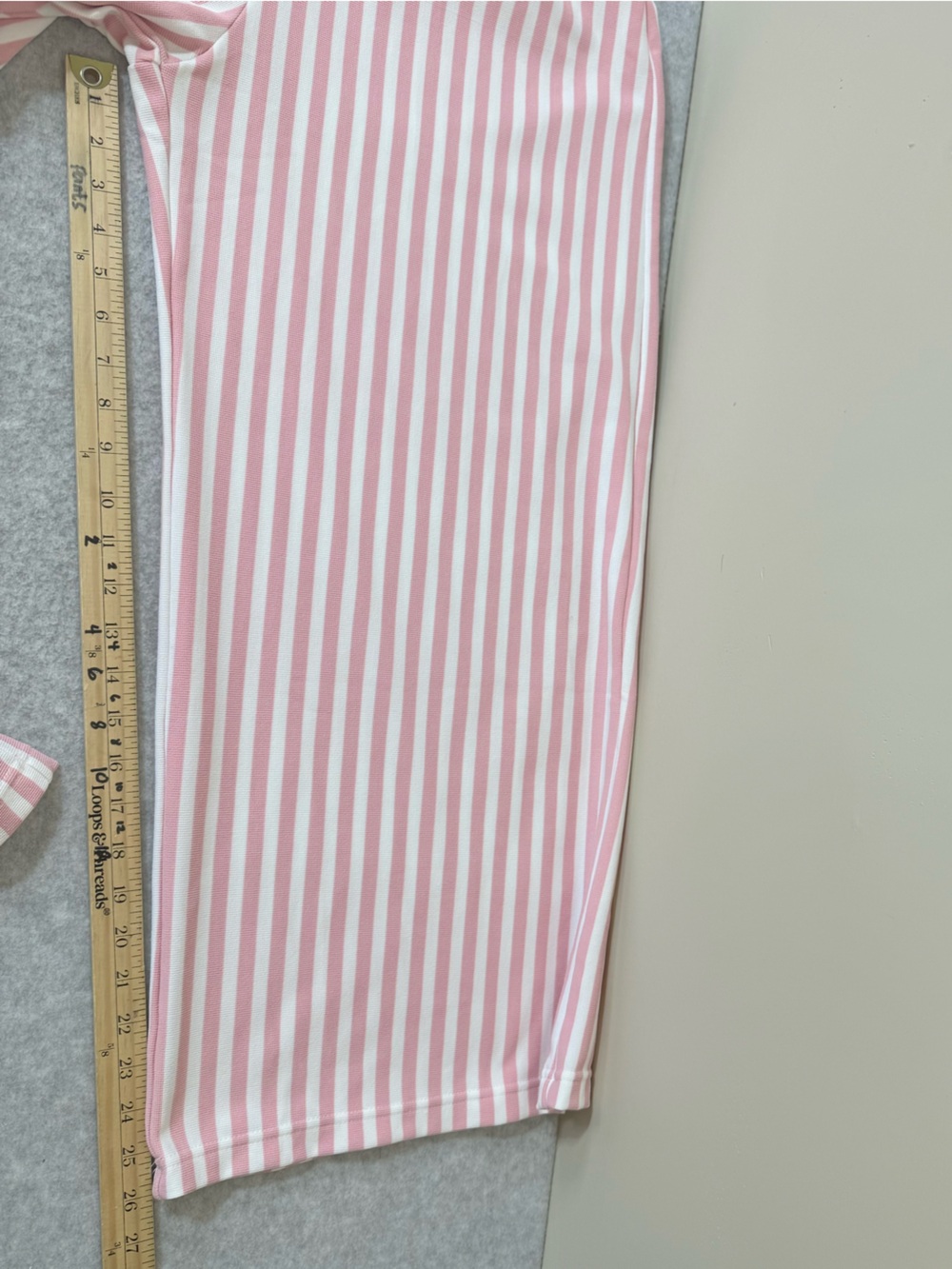 HALARA Pockets Stripe Waffle Overalls size L - Picture 13 of 17
